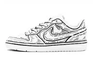 Nike Court Borough ABLOODING GS