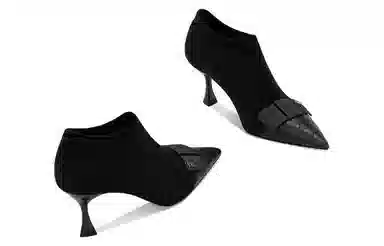 Jessica Sophia Fashion Ankle Boots Black