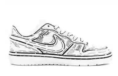 Nike Court Borough ABLOODING GS