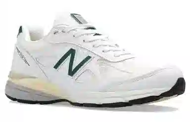 New Balance 990 V4 White Green