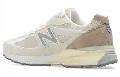 New Balance 990 V4 White Brown