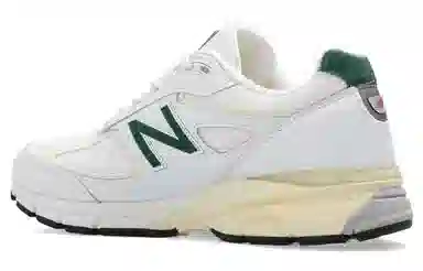 New Balance 990 V4 White Green