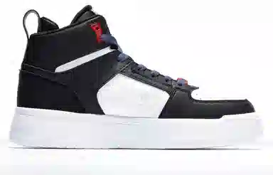 乔丹 加绒保暖 防滑耐磨 高帮 板鞋 男款 黑白