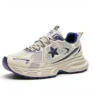 双星八特 潮流经典透气圆头舒适休闲撞色厚底增高百搭运动 防滑耐磨 低帮 老爹鞋 男女同款