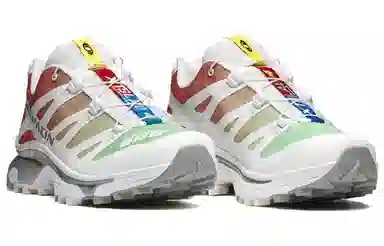 SALOMON XT-4 "Green Ash-Coral"
