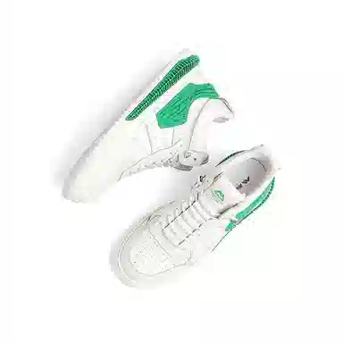 哥仑步 厚底轻便休闲舒适 中帮 板鞋 男款 白绿