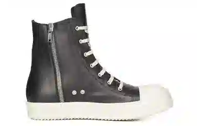 Rick Owens Luxor High-Top Sneakers Black