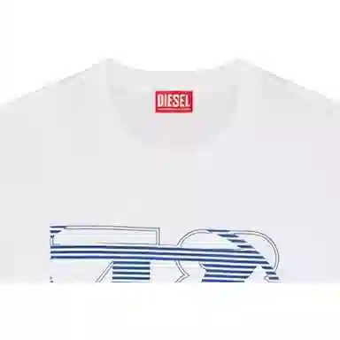 DIESEL OVAL-D SS24 Tee White