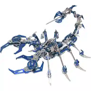 格薇拉 钢魔兽红色蝎子魔蝎金属机械 拼装模型