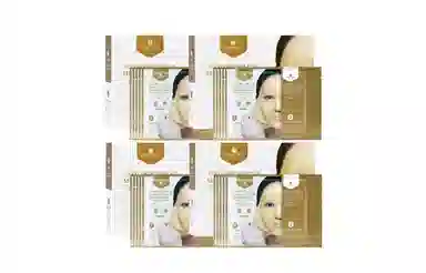 香蒲丽 黄金水光软膜面膜紧致抗皱涂抹软膜粉补水焕肤清洁组合面膜