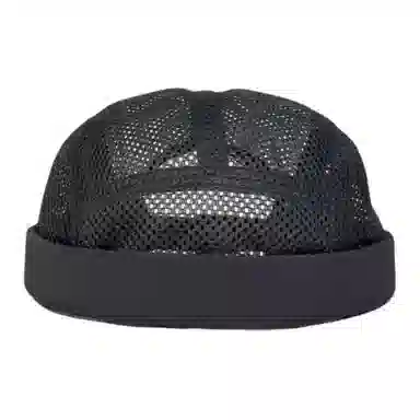 山一丸 春夏网眼透气地主帽雅痞西瓜帽瓜皮帽嘻哈速干薄款无檐帽 锦纶 帽子 男女同款情侣款