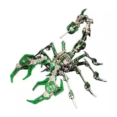 格薇拉 钢魔兽红色蝎子魔蝎金属机械 拼装模型