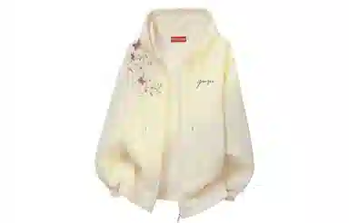 Yiershuang Vintage Floral Logo Hoodie