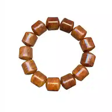 吉千年 【收藏级】新中式复古潮流风 好运 平安顺遂 招财进宝 桶珠爆满陈化蚂蚁腿 崖柏 手串 男女同款情侣款