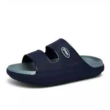 依米奴 户外沙滩 外穿 脚感舒适 时尚潮流 轻便透气 柔软耐折 室内居家 旅游度假 简约百搭 雅痞帅气 速干一脚蹬 防臭一字拖鞋 男款