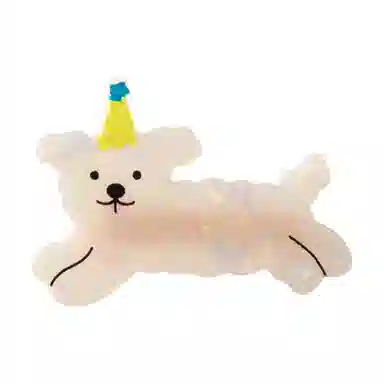 希铃 可爱动物乐园侧边 亚克力 发夹 女款