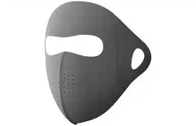 优幽兰 时尚百搭高颜值简约高级感户外通勤开车遮阳脸 锦纶 防晒面罩 女款