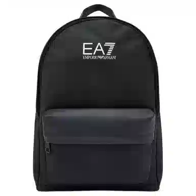 Emporio Armani Large Logo Backpack Black