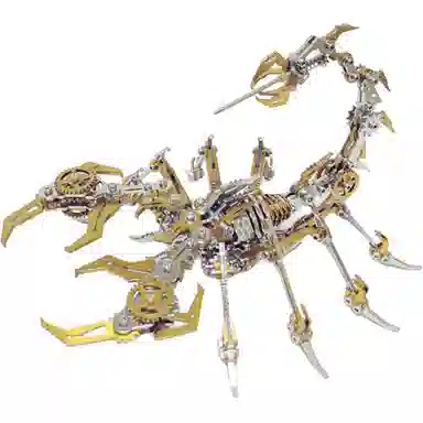 格薇拉 钢魔兽红色蝎子魔蝎金属机械 拼装模型