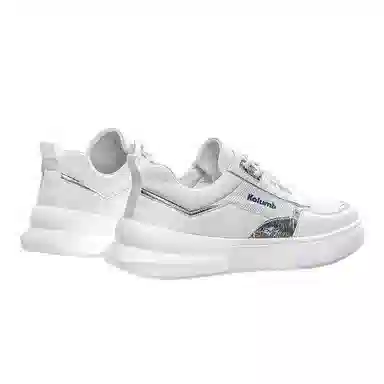 哥仑步 轻底柔软 低帮 板鞋 男款 米白