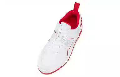 CL Platinum Low Top Sneakers White Red