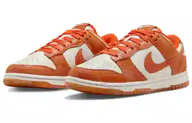 Nike Dunk Low WMNS "Cracked Orange""Total Orange"