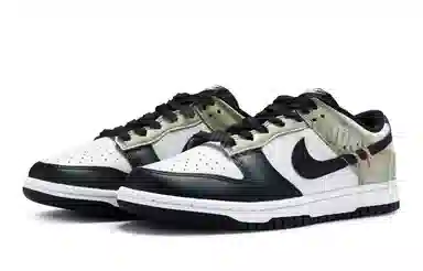 Nike Dunk Low GS Black White Brown