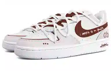 Nike Court Borough Low Red White