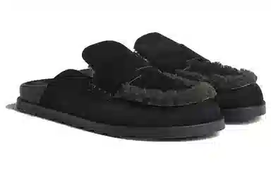 Hermes Go Slippers Black