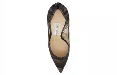 Jimmy Choo Lace Stiletto 8cm Black White