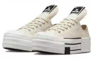 Rick Owens x Converse DBL Drkstar Chuck 70 Beige