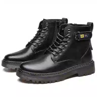 Fapai Martin Boots Mid Black