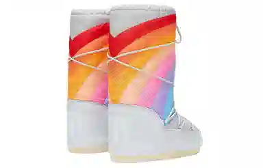 Moon Boot Rainbow Grey
