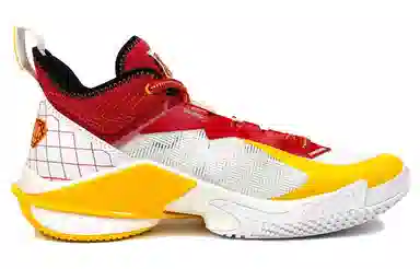 LiNing Air Strike 10 White Yellow Red