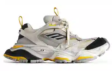 Balenciaga Cargo White Yellow Silver