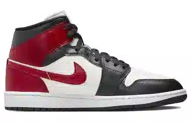 Jordan Air Jordan 1 Mid WMNS "Black Toe"