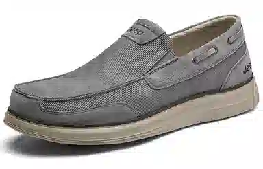 Jeep Canvas Slip-On Light Grey