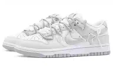 Nike Dunk Low GS White Silver