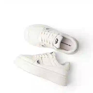 哥仑步 简约百搭 减震耐磨 低帮 板鞋 男款 白色