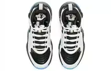 Jordan High Top Basketball Shoes Black White