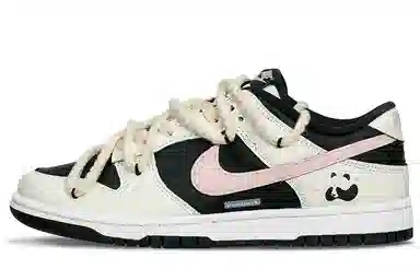 Nike Dunk Low Black Pink Beige