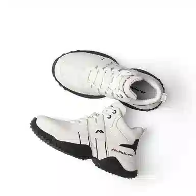 哥仑步 厚底百搭 中帮 生活休闲鞋 男款 白