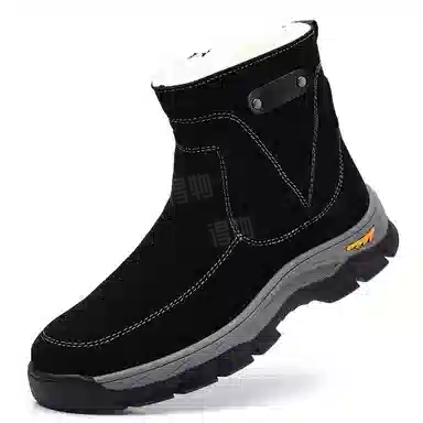 BEIDOUNIAO Suede Mid-Calf Boots