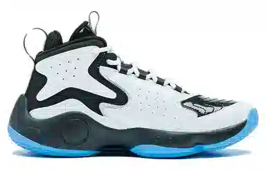 Jordan High Top Basketball Shoes Black White