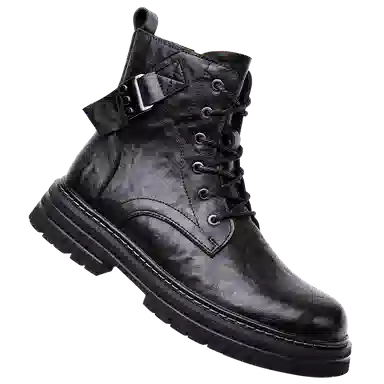 BEIDOUNIAO Martin Boots Black