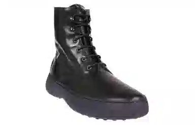 TOD'S Leather Ankle Boots Black