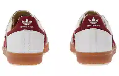 SPORTY & RICH x adidas Samba White Red