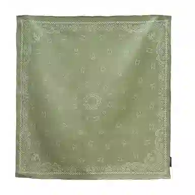 山一丸 美式复古腰果花印花潮牌 丝巾 女款