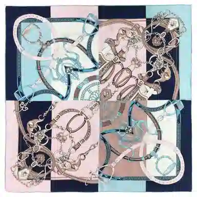 山一丸 真丝斜纹绸桑蚕丝高级感大方巾 丝巾 女款