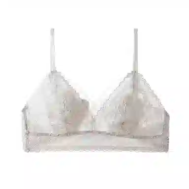 内在密码 法式蕾丝美背透气不凸点内衣植物花卉文胸 女款